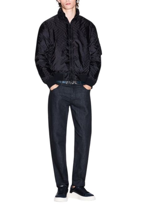 Giubbotto con logo allover ARMANI EXCHANGE | Giubbotti | XM001088 AF16592FC022